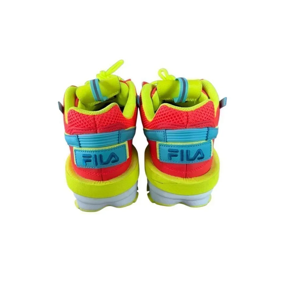 Fila Womens Multicolor Disruptor 2 EXP Mixed Media Sneaker Shoes Size 9.5